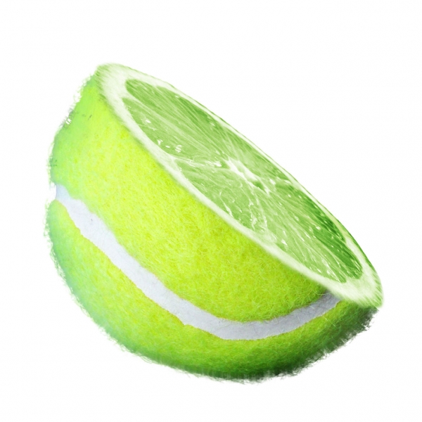 Creation of tennis lemon: Step 2